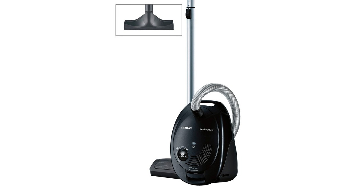 Siemens Bodensstaubsauger VS06A212, Bodenstaubsauger(schwarz, Outlet)