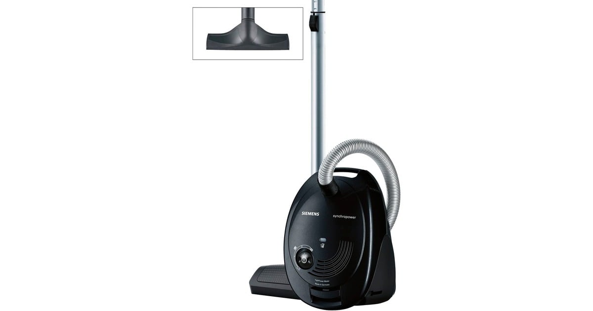 Siemens Bodensstaubsauger VS06A212, Bodenstaubsauger(schwarz)