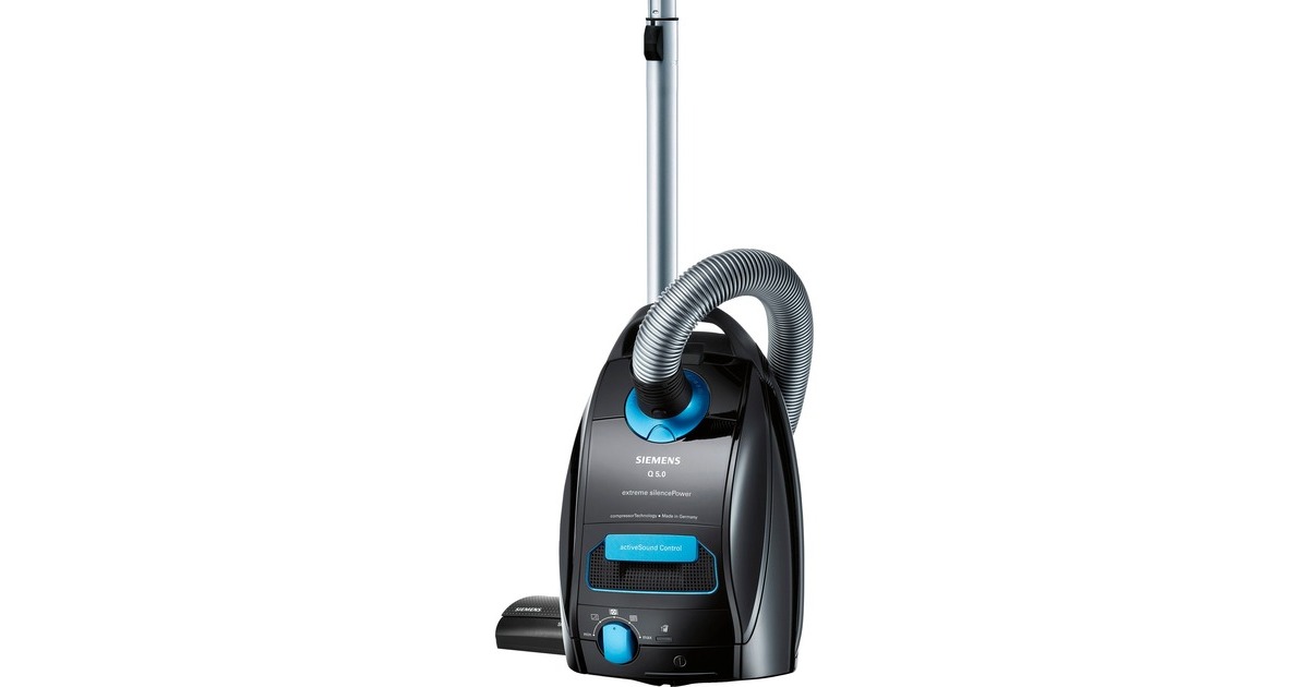 Siemens Bodenstaubsauger VSQ5X1230 Q5.0 extreme silencePower 850W(schwarz/blau)
