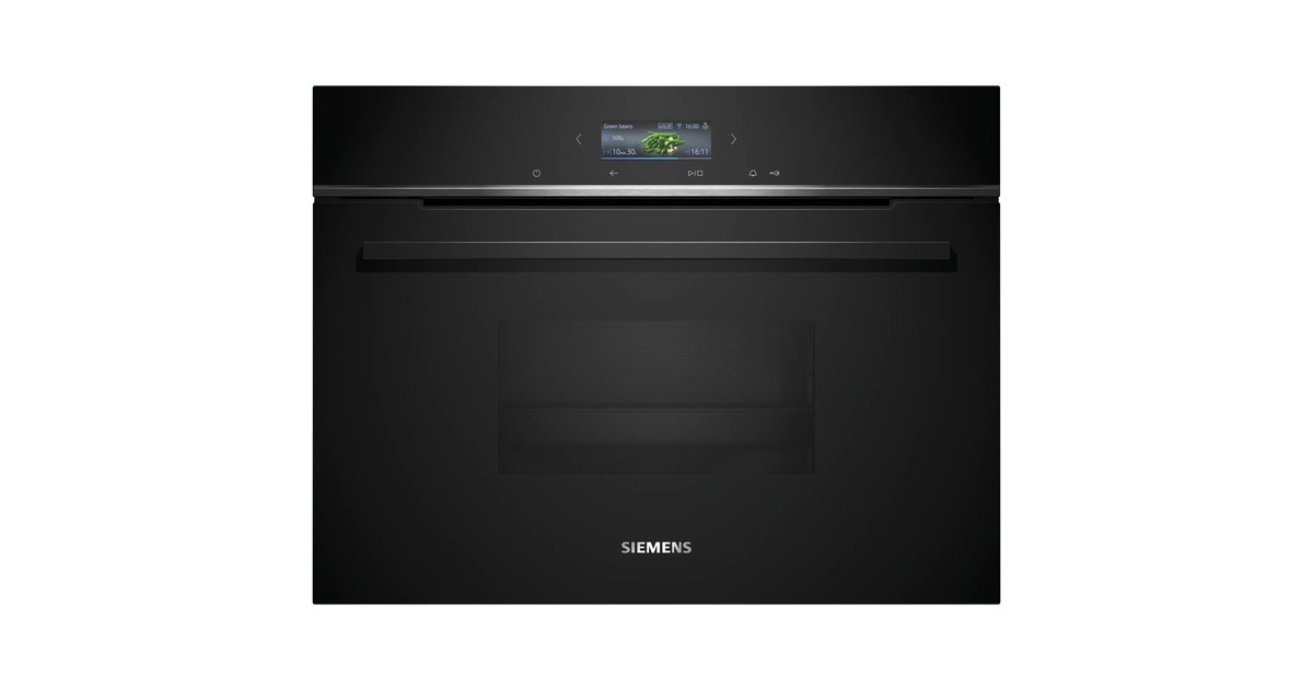 Siemens CD714GXB1 IQ700, Dampfgarer(schwarz/edelstahl, 60 cm, Home Connect)