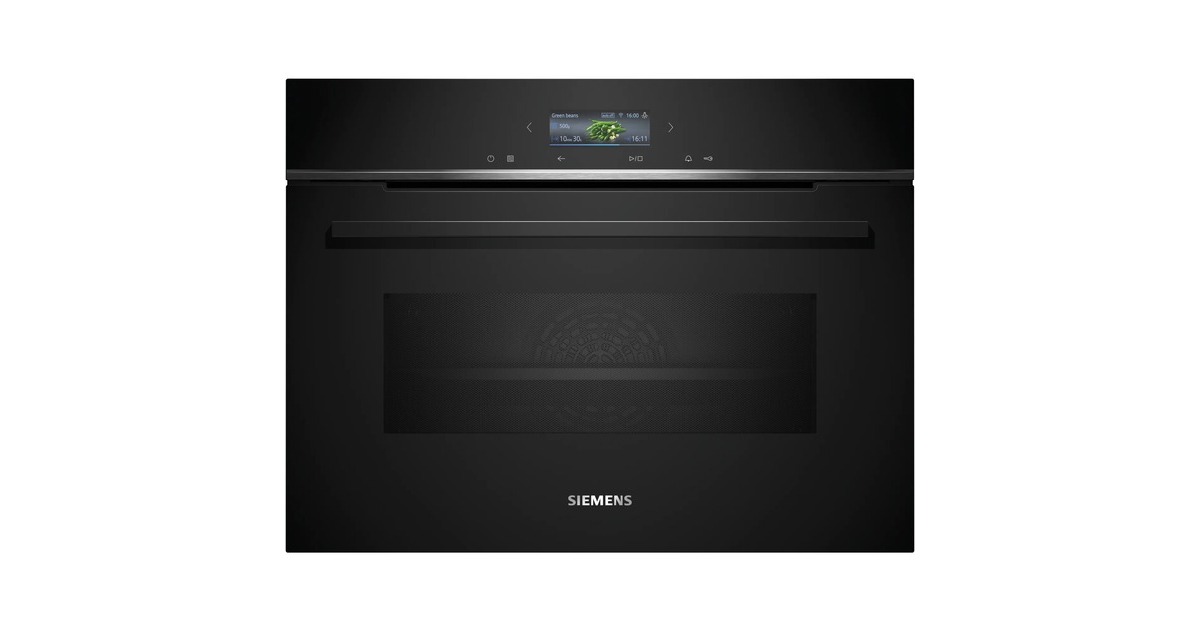 Siemens CM724G1B1 IQ700, Backofen(schwarz/edelstahl, mit Mikrowellenfunktion, 60 cm, Home Connect)
