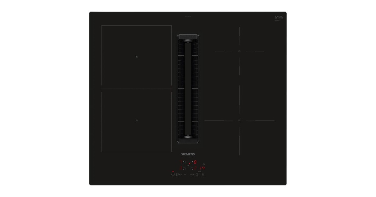 Siemens ED611BS16E iQ300, Autarkes Kochfeld(schwarz, 60 cm, mit integriertem Dunstabzug) Siemens ED611BS16E iQ300, Autarkes Kochfeld(schwarz, 60 cm, mit integriertem Dunstabzug)
