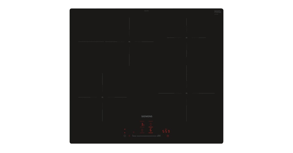 Siemens EH601HFB1E iQ300, Autarkes Kochfeld(schwarz, 60 cm, Home Connect) Siemens EH601HFB1E iQ300, Autarkes Kochfeld(schwarz, 60 cm, Home Connect)