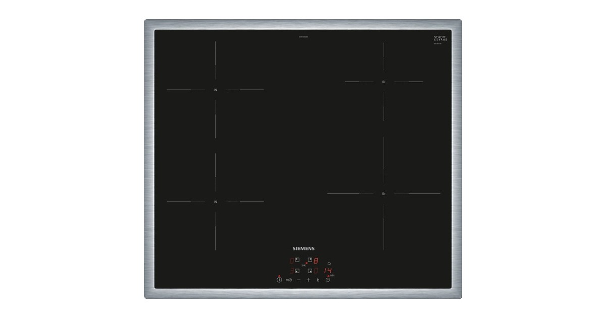 Siemens EH645BEB6E iQ100, Autarkes Kochfeld(schwarz/edelstahl, 60 cm) Siemens EH645BEB6E iQ100, Autarkes Kochfeld(schwarz/edelstahl, 60 cm)