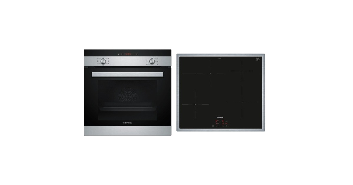 Siemens EQ113IA1ZM, Backofen-Set(schwarz/edelstahl, 60 cm)