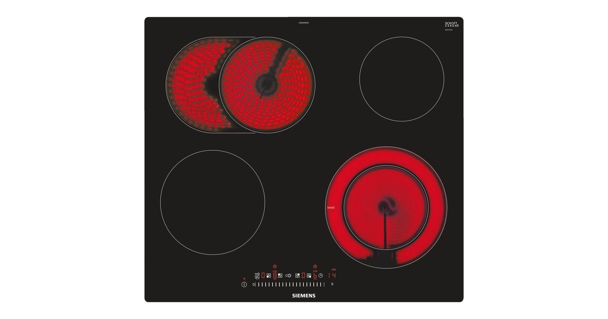 Siemens ET601FNP1E, iQ300, Autarkes Kochfeld(schwarz, 60cm)
