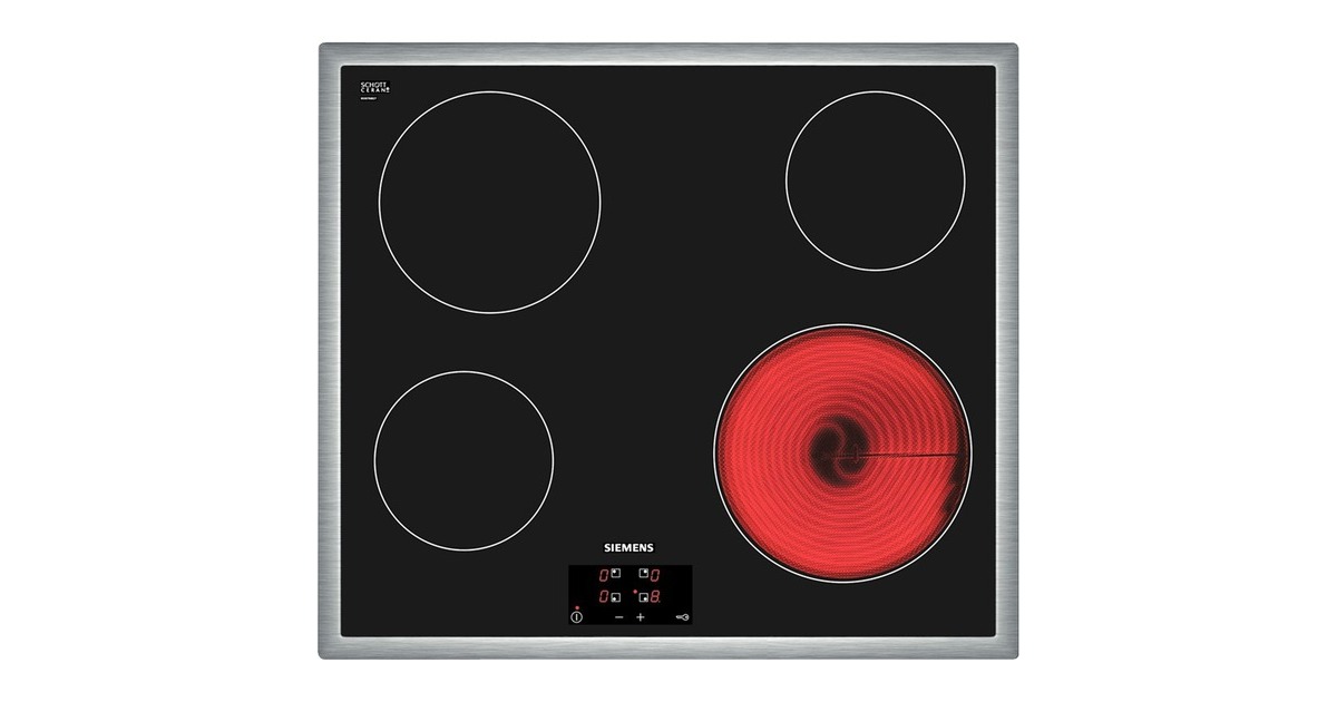 Siemens ET645HE17 iQ100, Autarkes Kochfeld(schwarz/silber)