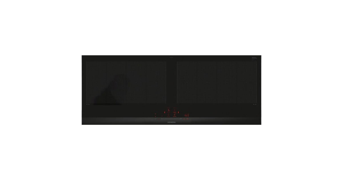 Siemens EX275HXC1E iQ700, Autarkes Kochfeld(schwarz/edelstahl, 90 cm, Home Connect)