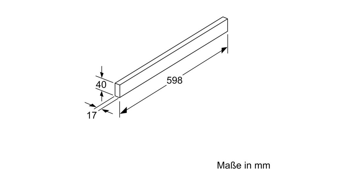 Siemens Griffleiste LZ46551 Siemens Griffleiste LZ46551