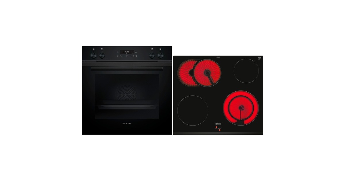 Siemens PQ211KAAB, Herdset(schwarz) Siemens PQ211KAAB, Herdset(schwarz)