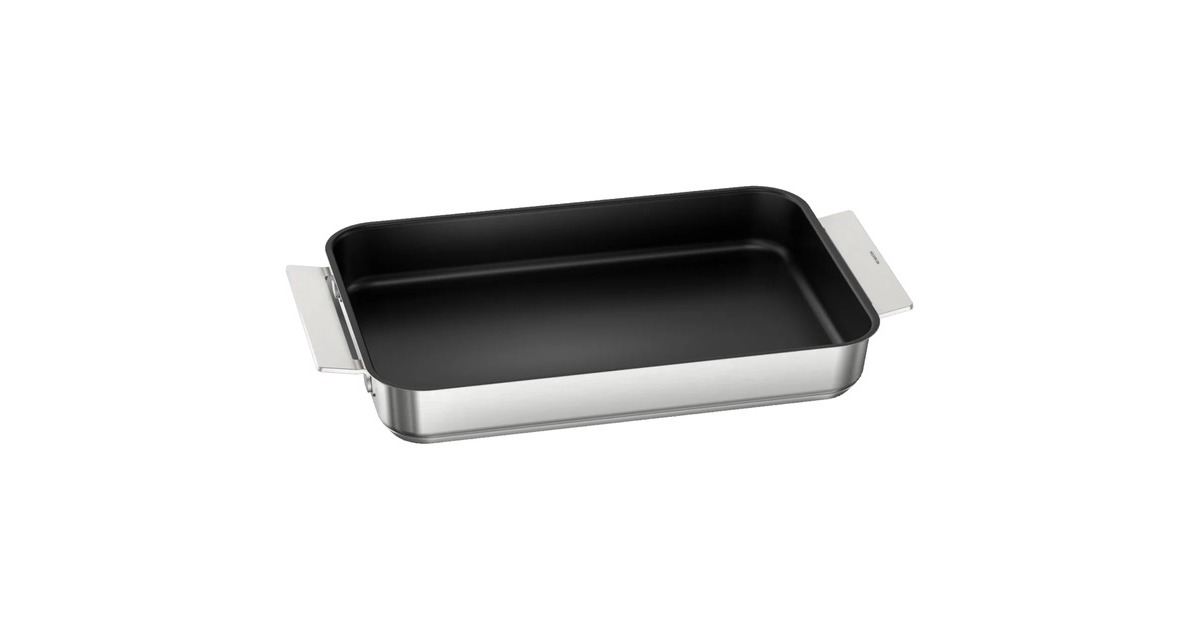 Siemens Pro Induction Flex Pfanne HZ9FF010(edelstahl/schwarz, groß, 45 x 26cm)