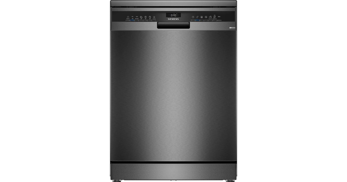 Siemens SN23EC03ME IQ300, Spülmaschine(schwarz/edelstahl (dunkel), 60 cm, Home Connect)