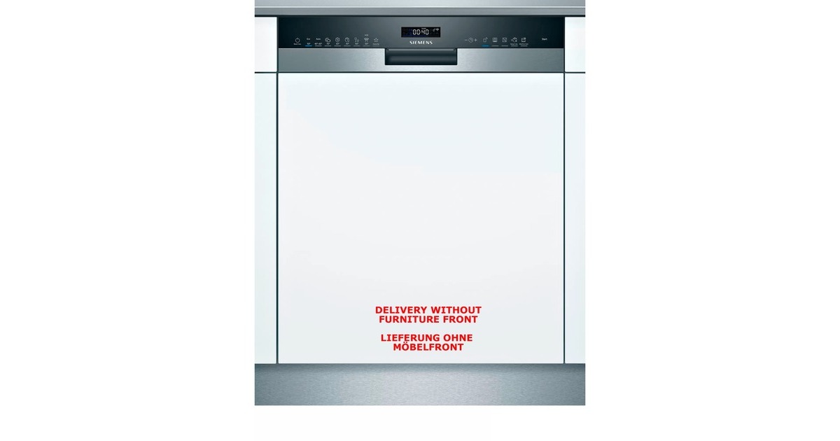Siemens SN55ES57CE iQ500, Spülmaschine(edelstahl/schwarz, Home Connect)