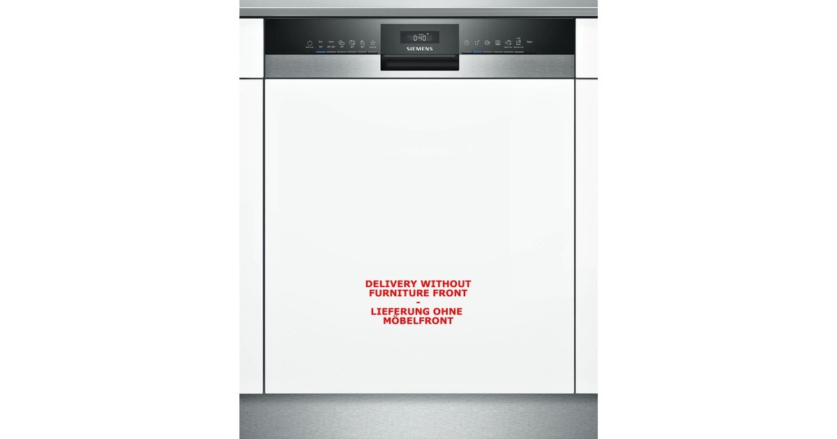 Siemens SN55ZS03AE iQ500, Spülmaschine(edelstahl/schwarz, Home Connect)