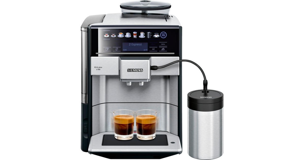 Siemens TE657M03DE EQ.6 plus s700, Vollautomat(edelstahl/schwarz)