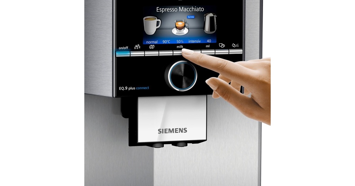 Siemens TI9558X1DE EQ.9 plus connect s500, Vollautomat(edelstahl)