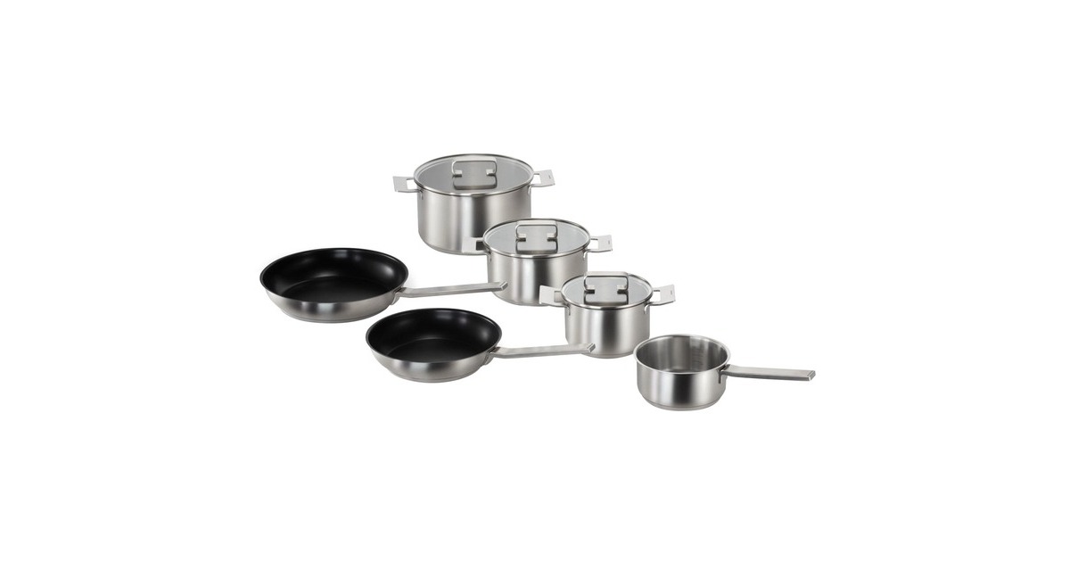 Siemens Topf-Set HZ9SE060(edelstahl, 6-teilig, für Induktion)