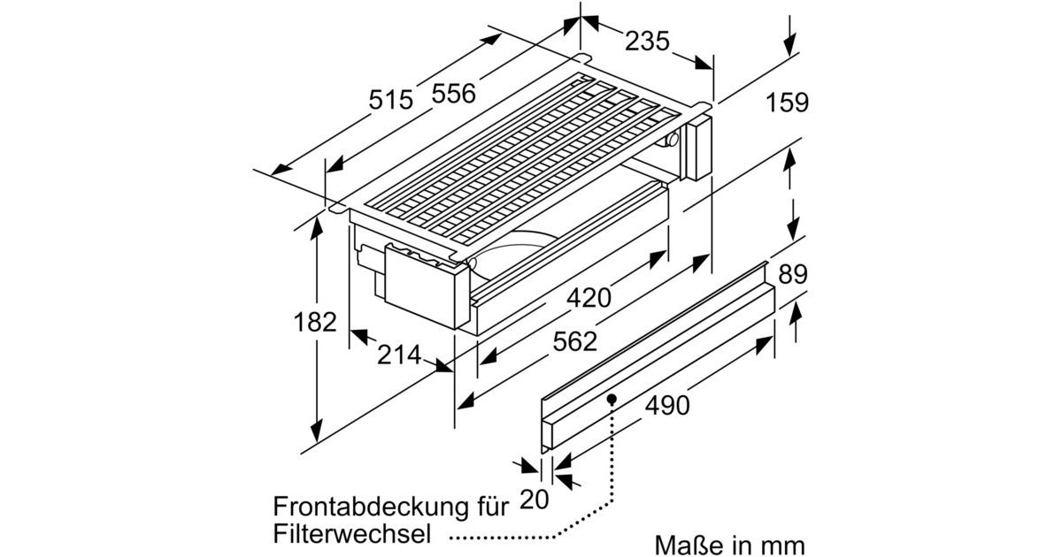 Siemens Umluft-Set LZ11ITD11, Umrüst-Set