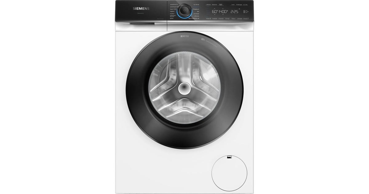 Siemens WG44B2070 iQ700, Waschmaschine(weiß/schwarz, 60 cm, Home Connect)
