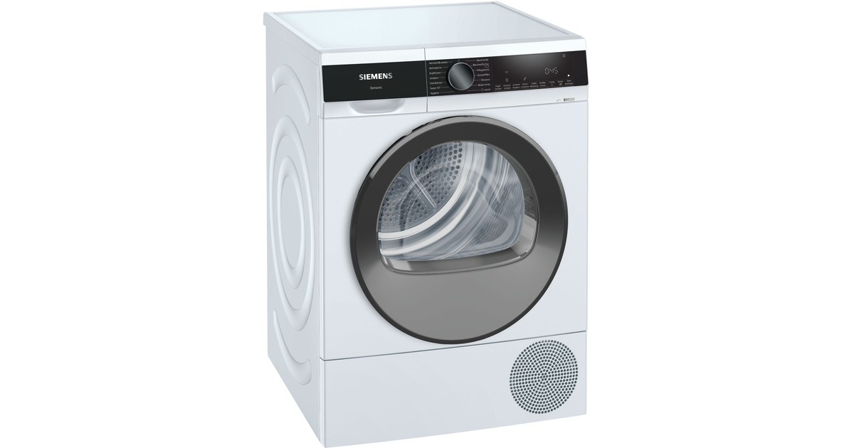 Siemens WQ33G2D40 iQ500, Wärmepumpen-Kondensationstrockner(weiß)
