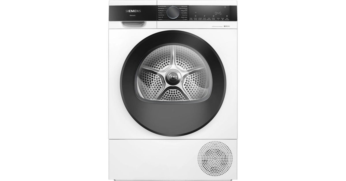 Siemens WQ45G2D00 iQ500, Wärmepumpen-Kondensationstrockner(weiß/schwarz, 60 cm) Siemens WQ45G2D00 iQ500, Wärmepumpen-Kondensationstrockner(weiß/schwarz, 60 cm)