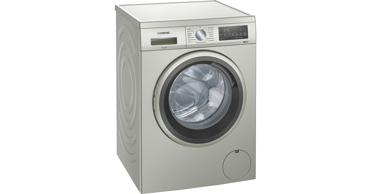 Siemens WU14UTS9 iQ500, Waschmaschine(silber/inox)