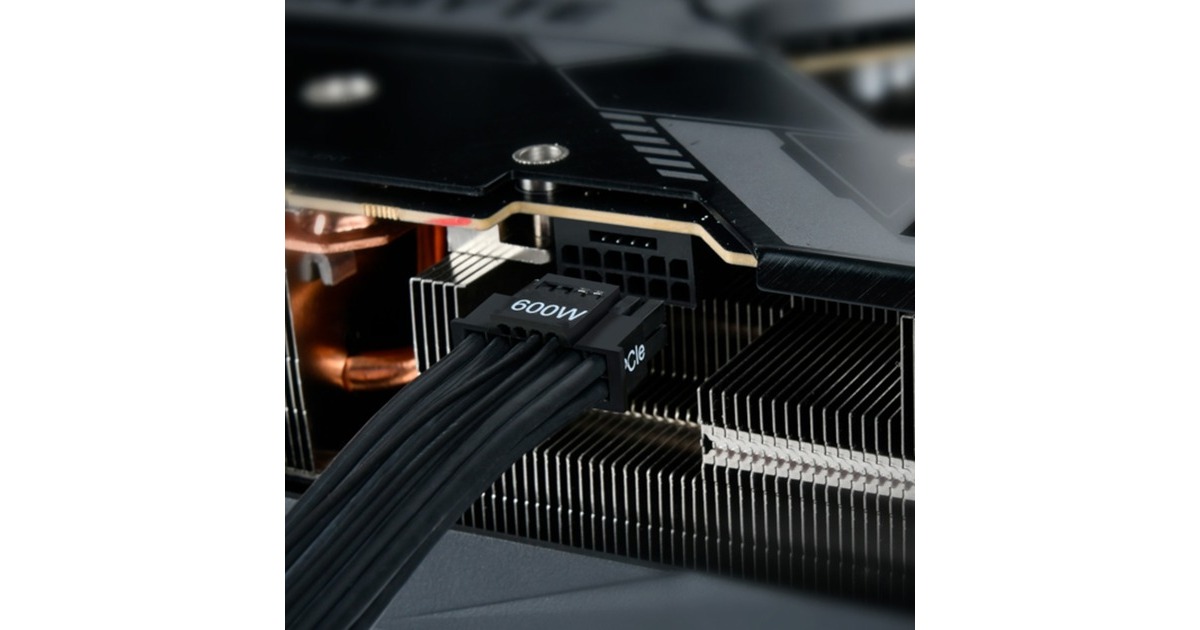 SilverStone 12VHPWR PCIe Adapter Kabel SST-PP14-EPS(schwarz, 0,55 Meter)