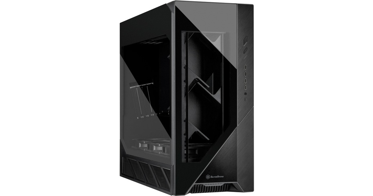 SilverStone ALTA F2, Big-Tower-Gehäuse(schwarz, Tempered Glass)