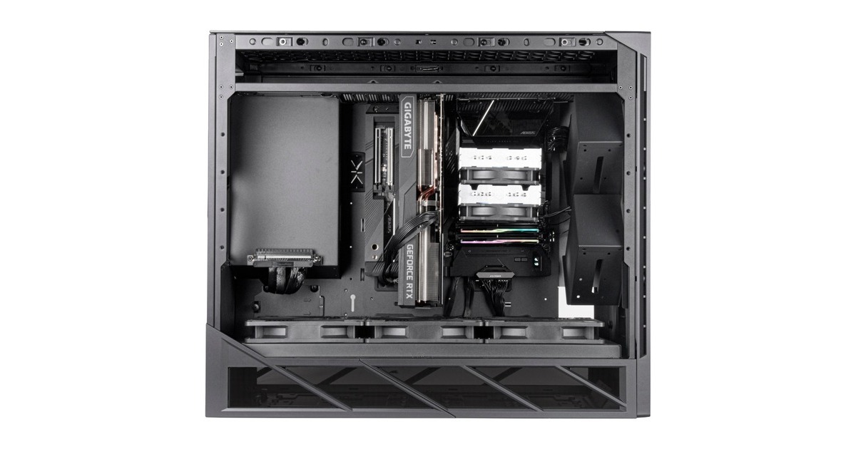 SilverStone ALTA F2, Big-Tower-Gehäuse(schwarz, Tempered Glass)