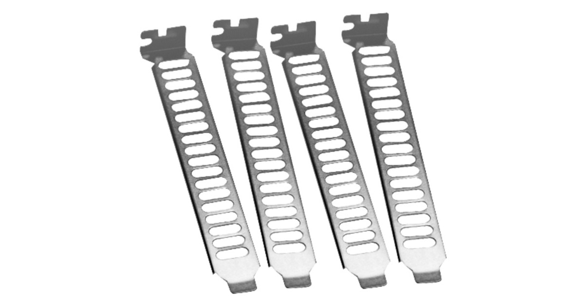 SilverStone Aeroslots, Slotblende(silber, Retail)