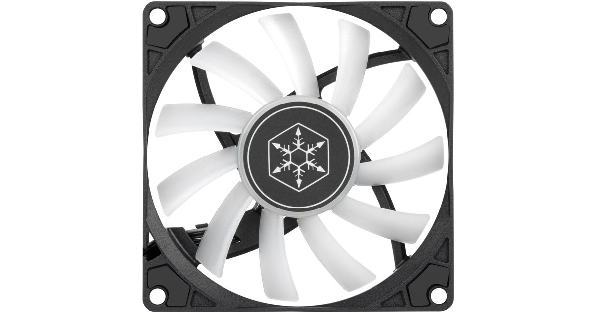 SilverStone Air Slimmer 90 ARGB, Gehäuselüfter(schwarz)