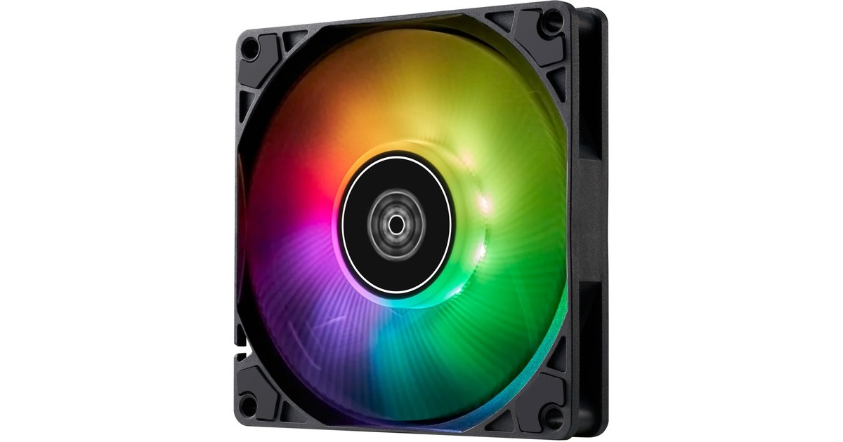 SilverStone Air Slimmer 90 ARGB, Gehäuselüfter(schwarz)