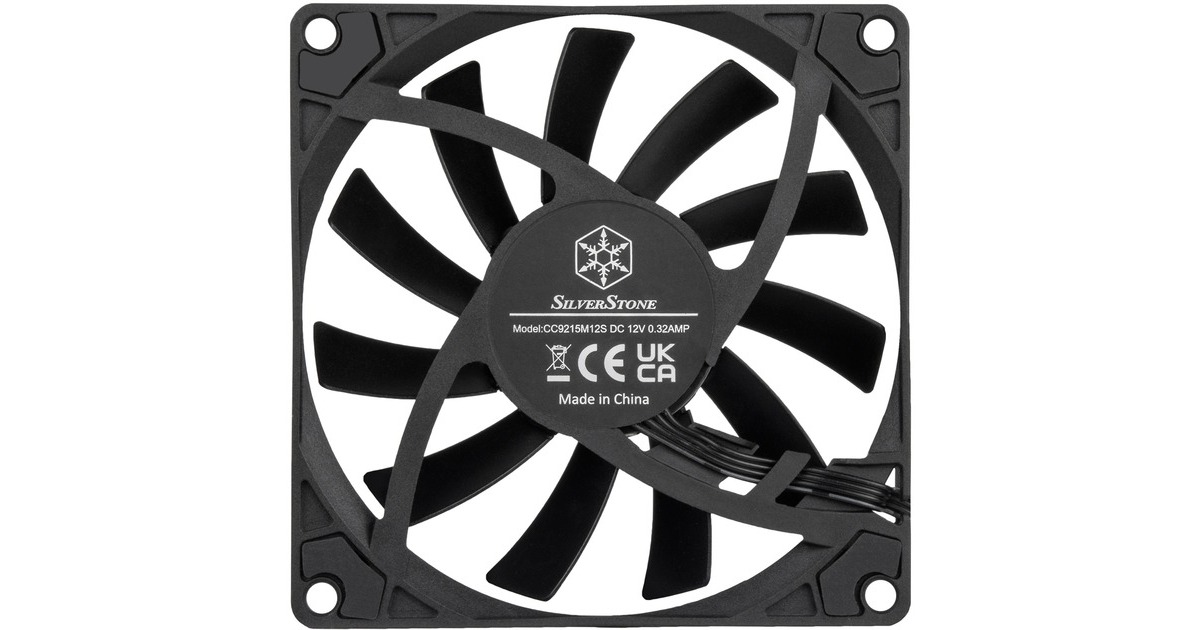 SilverStone Air Slimmer 90, Gehäuselüfter(schwarz)