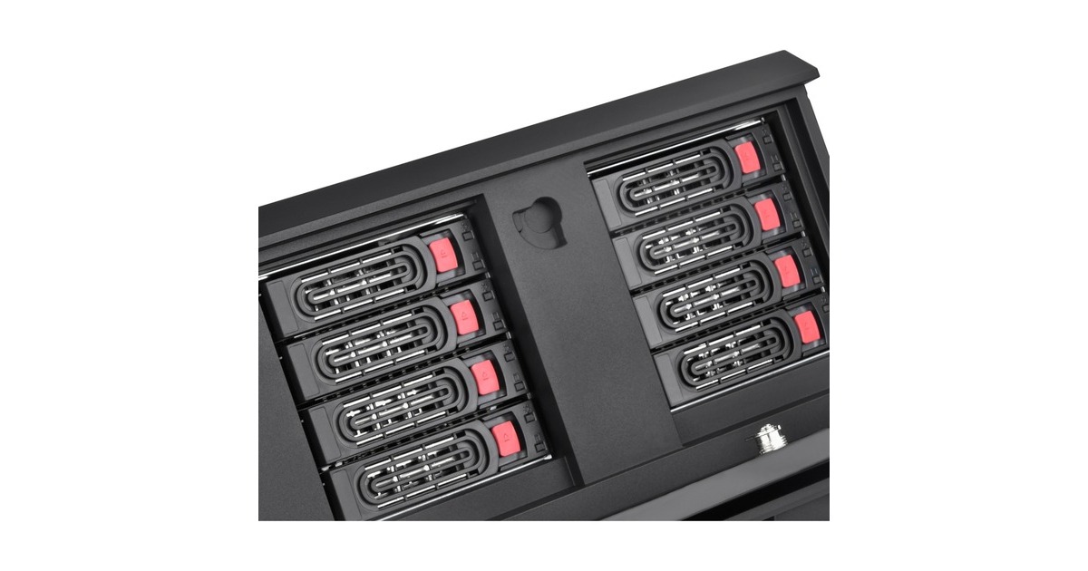 SilverStone CS381 v1.1, Rack-Gehäuse(schwarz)