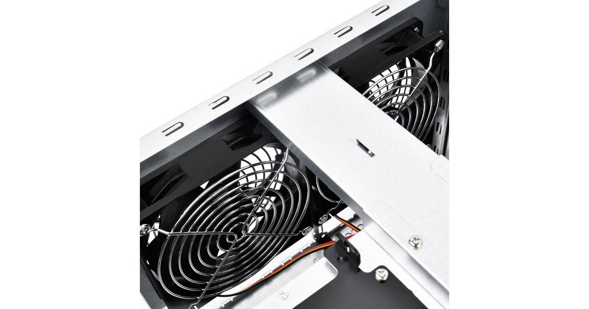 SilverStone CS381 v1.1, Rack-Gehäuse(schwarz)