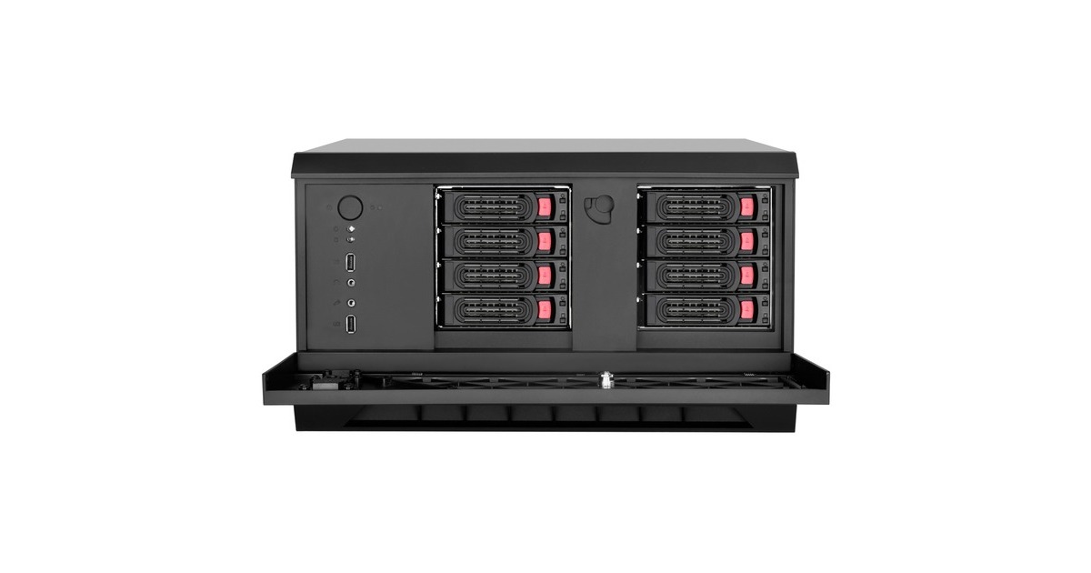 SilverStone CS381 v1.1, Rack-Gehäuse(schwarz)