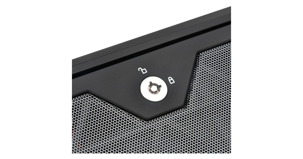 SilverStone CS381 v1.1, Rack-Gehäuse(schwarz)