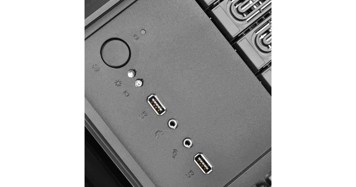 SilverStone CS381 v1.1, Rack-Gehäuse(schwarz)