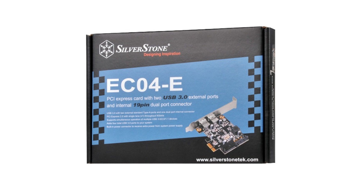 SilverStone EC04-E, USB-Controller SilverStone EC04-E, USB-Controller