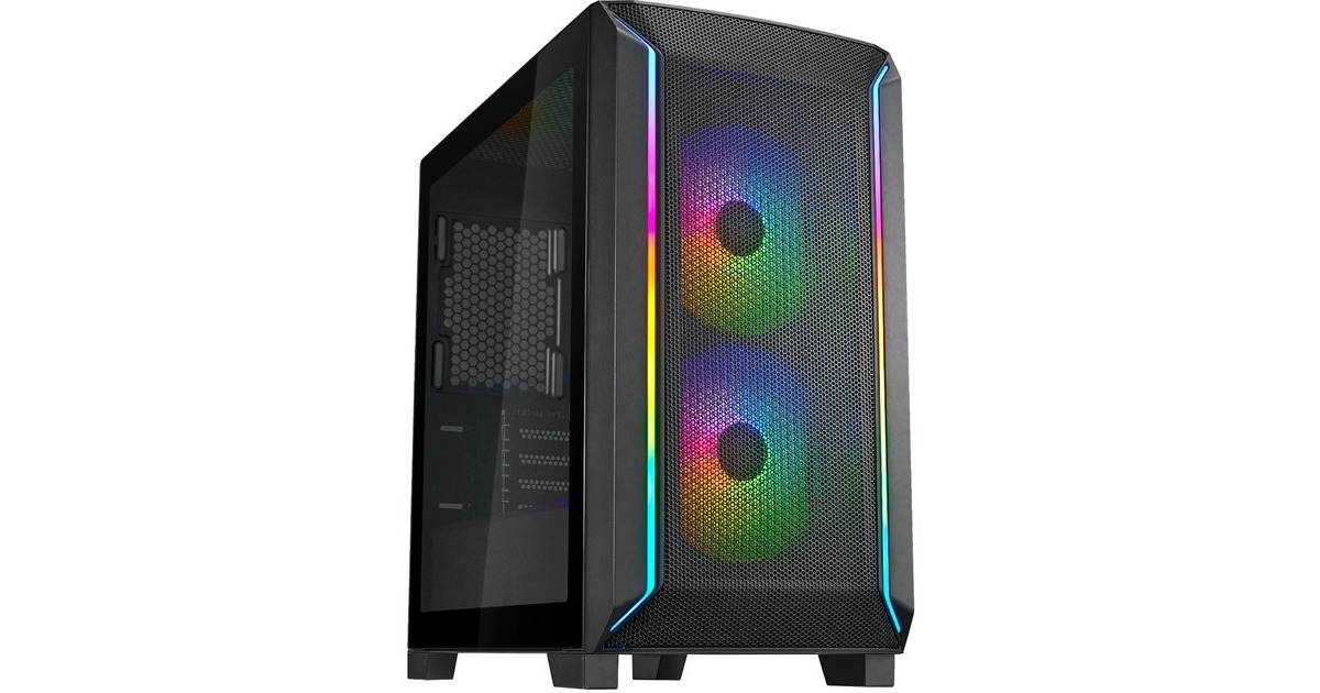 SilverStone FARA 312Z, Tower-Gehäuse(schwarz, Tempered Glass)