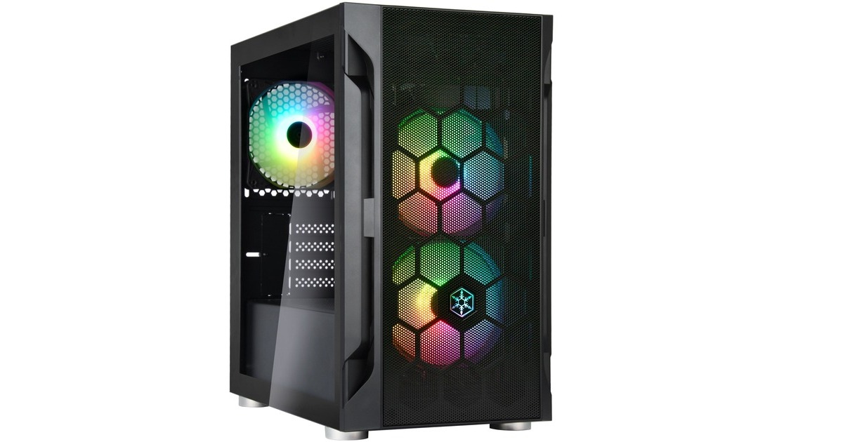 SilverStone FARA H1M PRO, Tower-Gehäuse(schwarz, Tempered Glass)