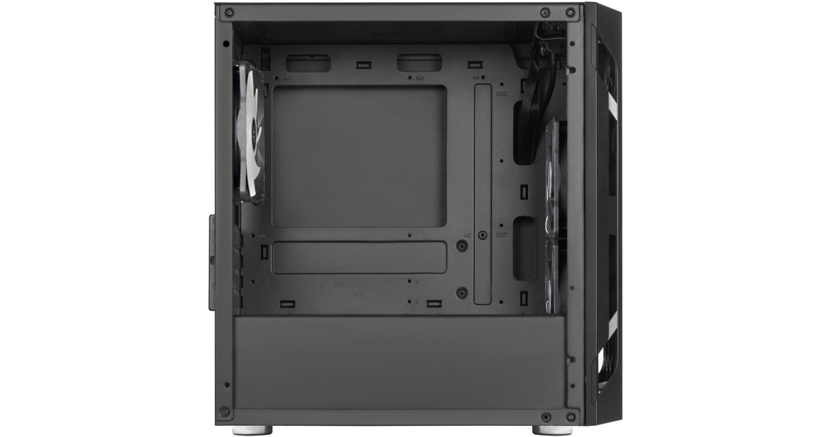 SilverStone FARA H1M PRO, Tower-Gehäuse(schwarz, Tempered Glass)