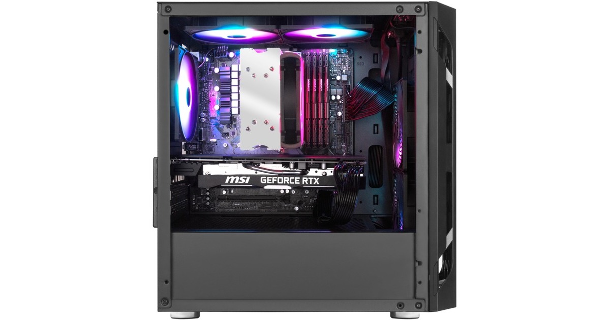 SilverStone FARA H1M PRO, Tower-Gehäuse(schwarz, Tempered Glass)