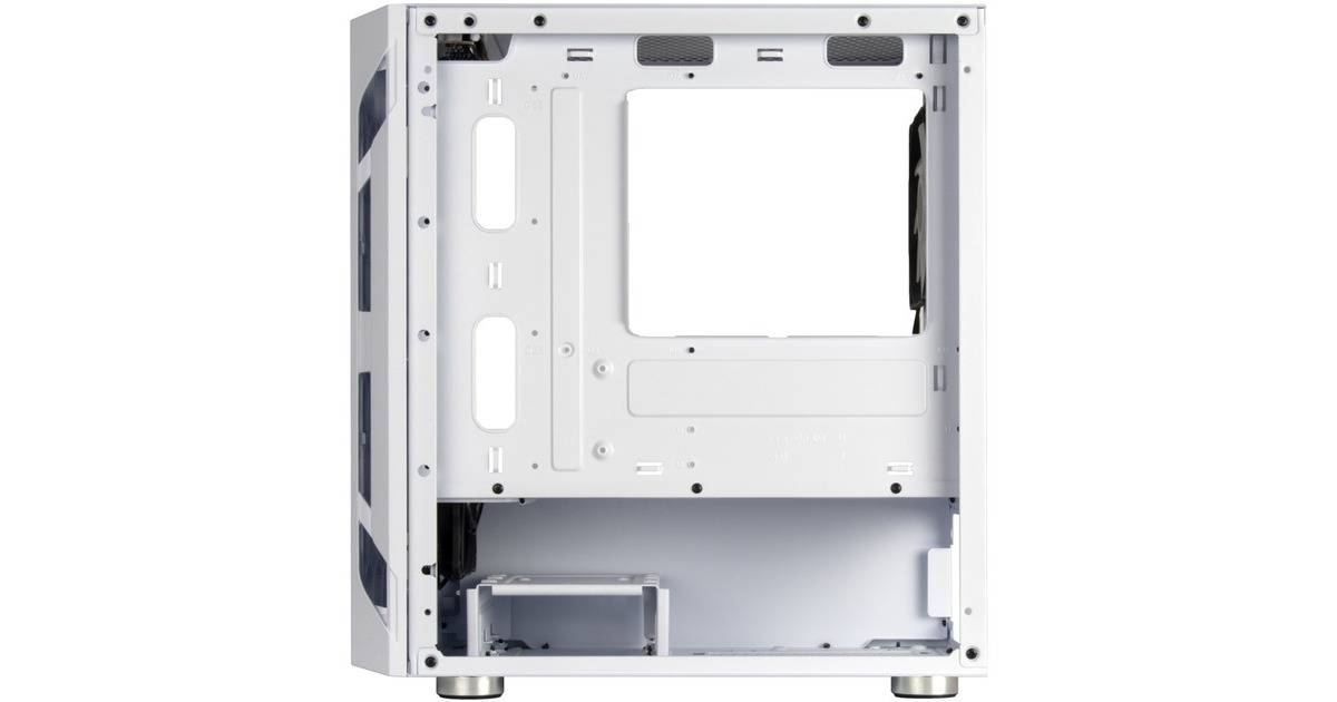 SilverStone FARA H1M PRO, Tower-Gehäuse(weiß, Tempered Glass)