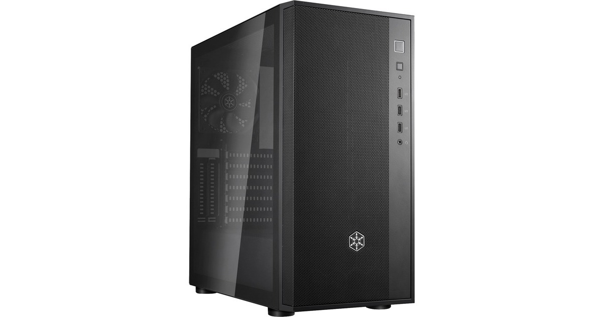 SilverStone FARA R1 V2, Tower-Gehäuse(schwarz, Tempered Glass)