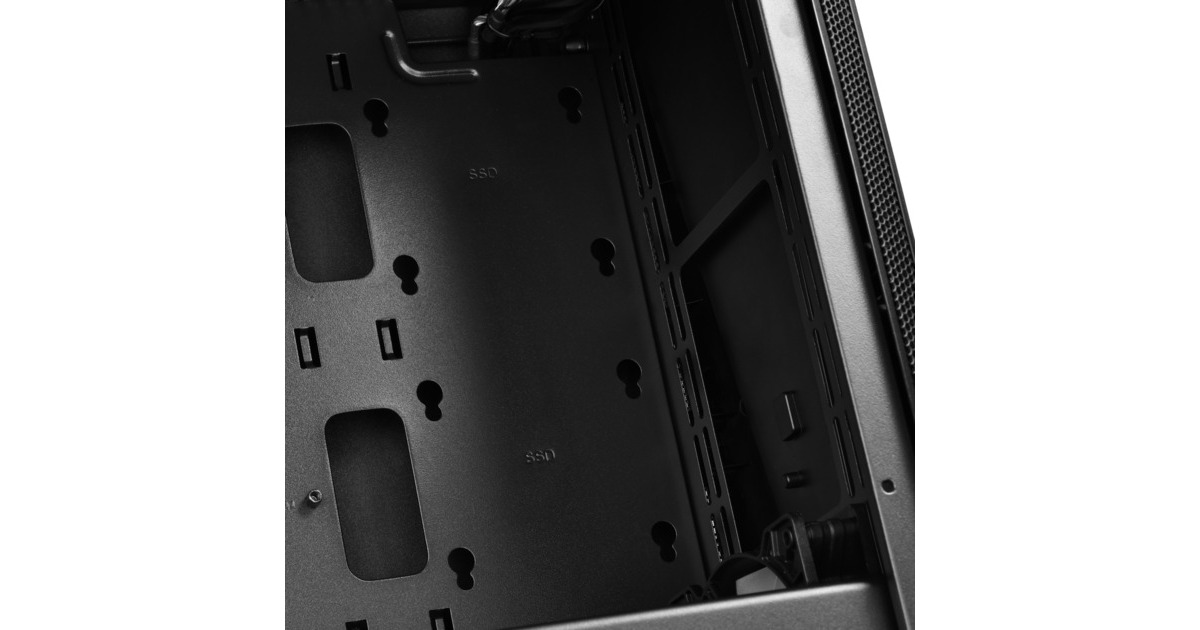 SilverStone FARA V1M PRO, Tower-Gehäuse(schwarz, Tempered Glass)