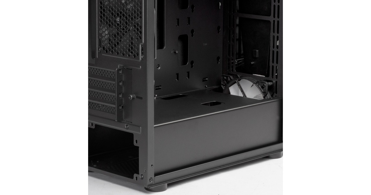 SilverStone FARA V1M PRO, Tower-Gehäuse(schwarz, Tempered Glass)