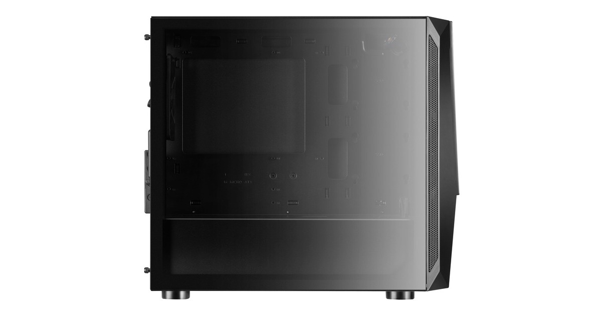 SilverStone FARA V1M PRO, Tower-Gehäuse(schwarz, Tempered Glass)