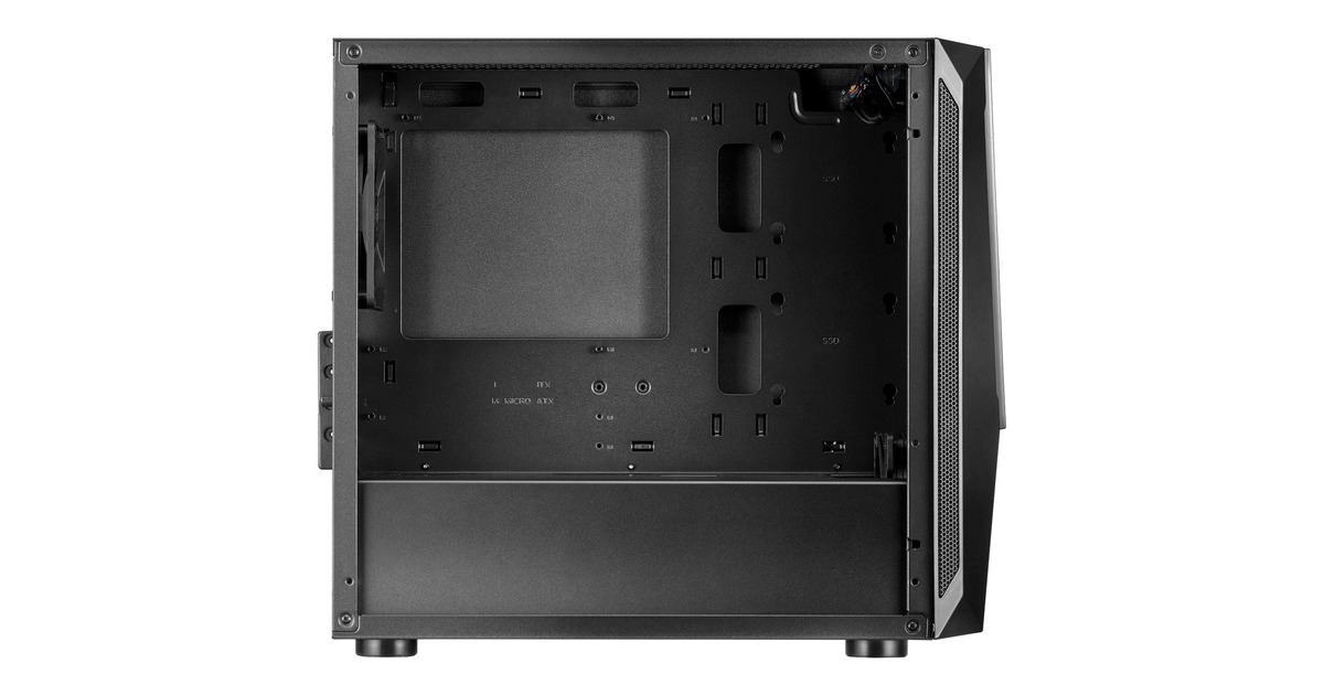 SilverStone FARA V1M PRO, Tower-Gehäuse(schwarz, Tempered Glass)