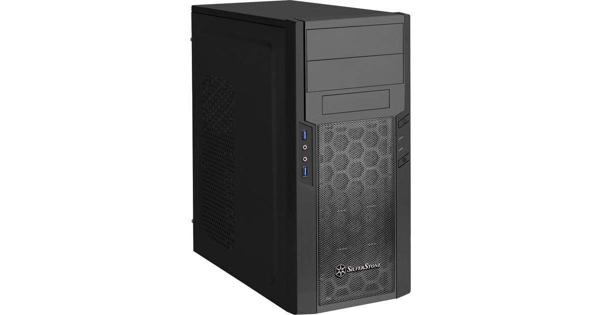 SilverStone PS13, Tower-Gehäuse(schwarz, Outlet)